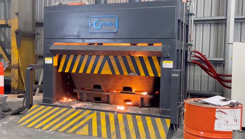Aluminum dross press 5